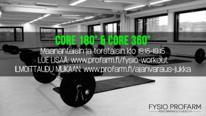 Ryhmäliikuntatila Tampereen Kehräsaaressa (Fysio Workout)