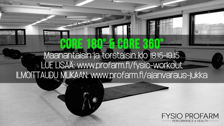 Ryhmäliikuntatila Tampereen Kehräsaaressa (Fysio Workout)