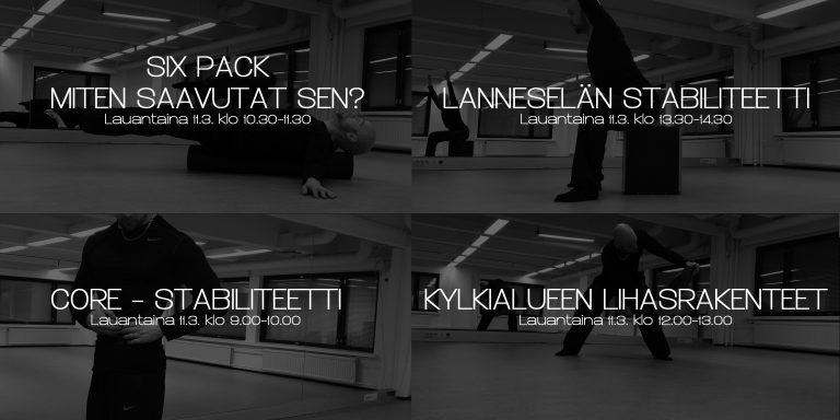 ILMAINEN keskivartaloalueen Fysio Workshop